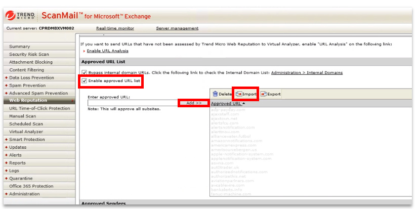 Allowlisting in Trend Micro