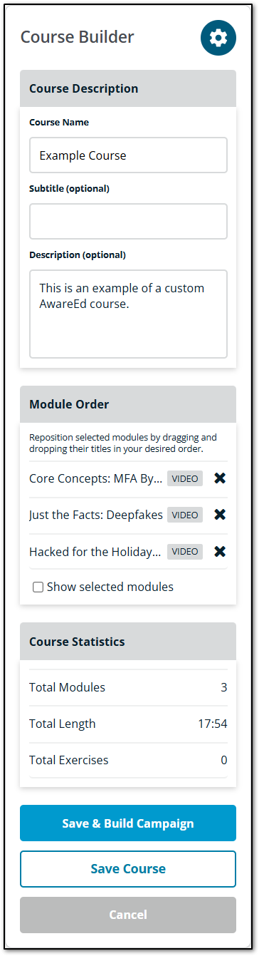 AwareEd Courses