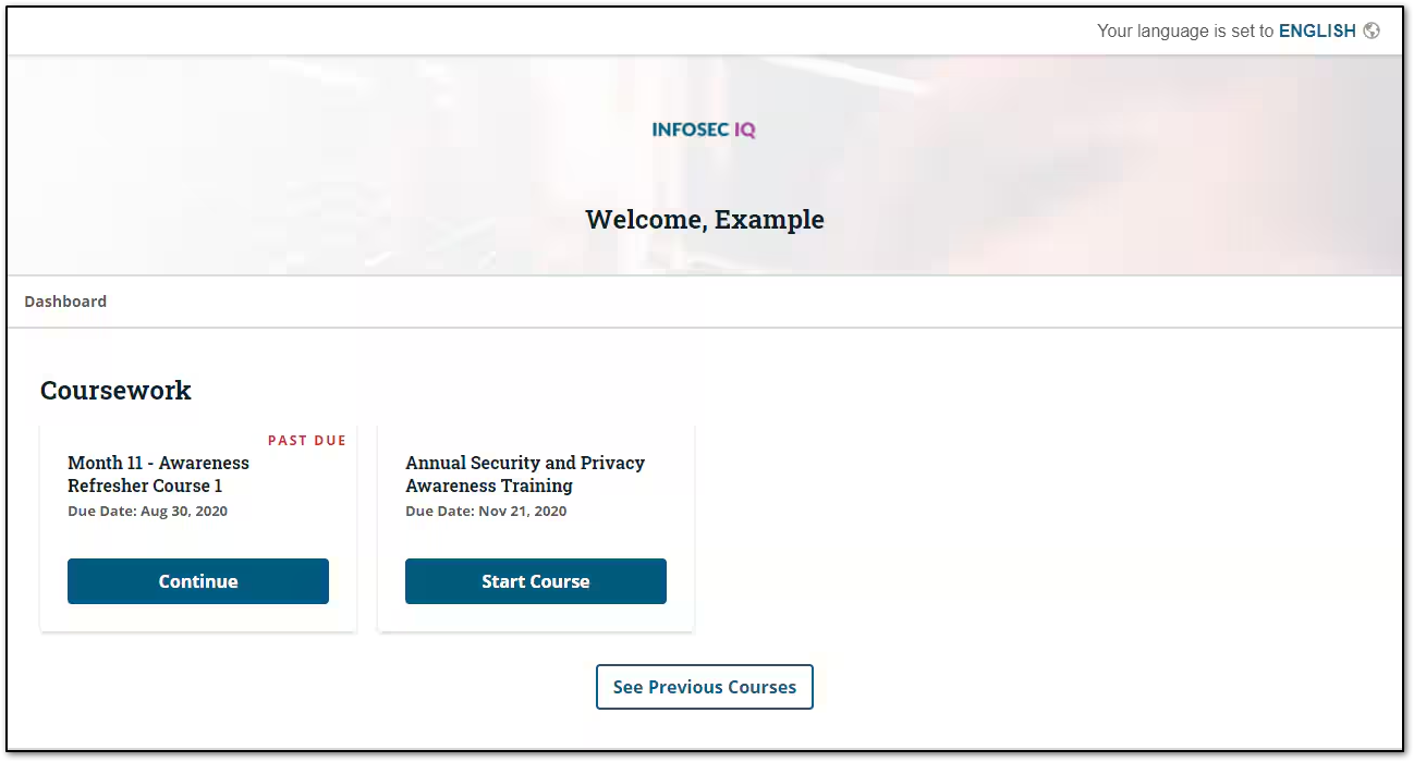 Learner Dashboard Experience